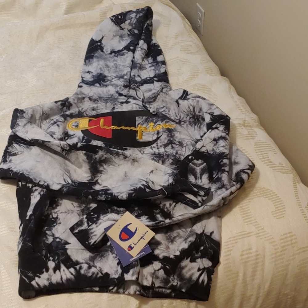 Champion Tie Dye Hoodie NWT
